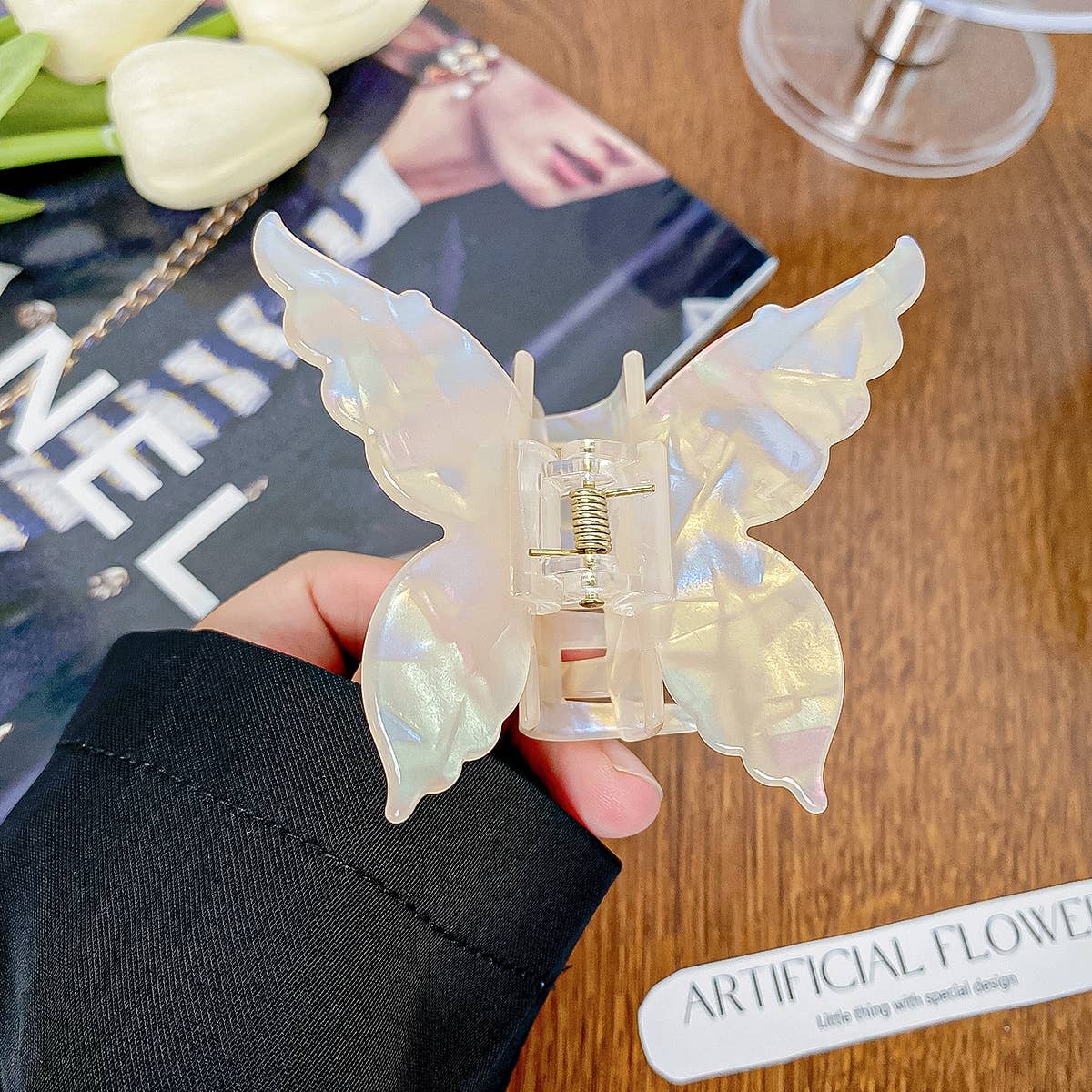 Iridescent Mermaid imitation acetic acid clip