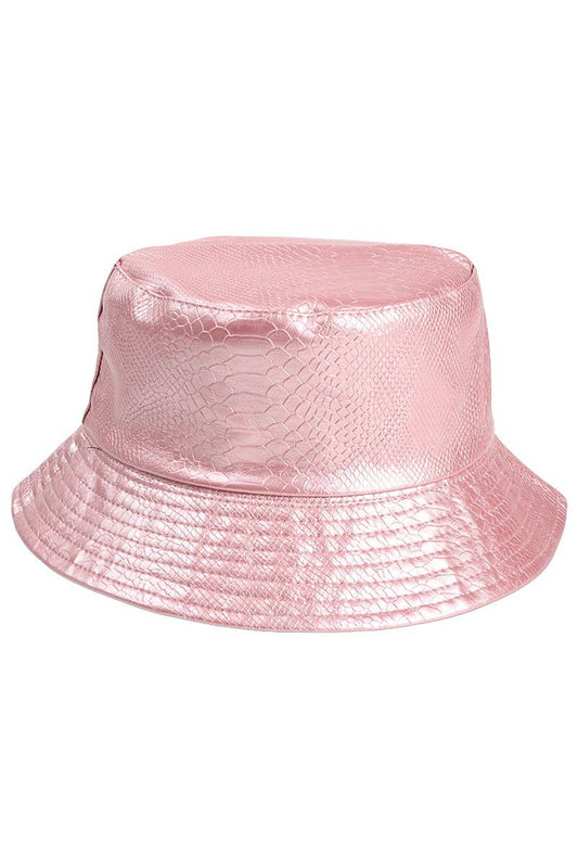 CROCODILE PATTERN DOUBLE SIDED BUCKET HAT_CWAH310