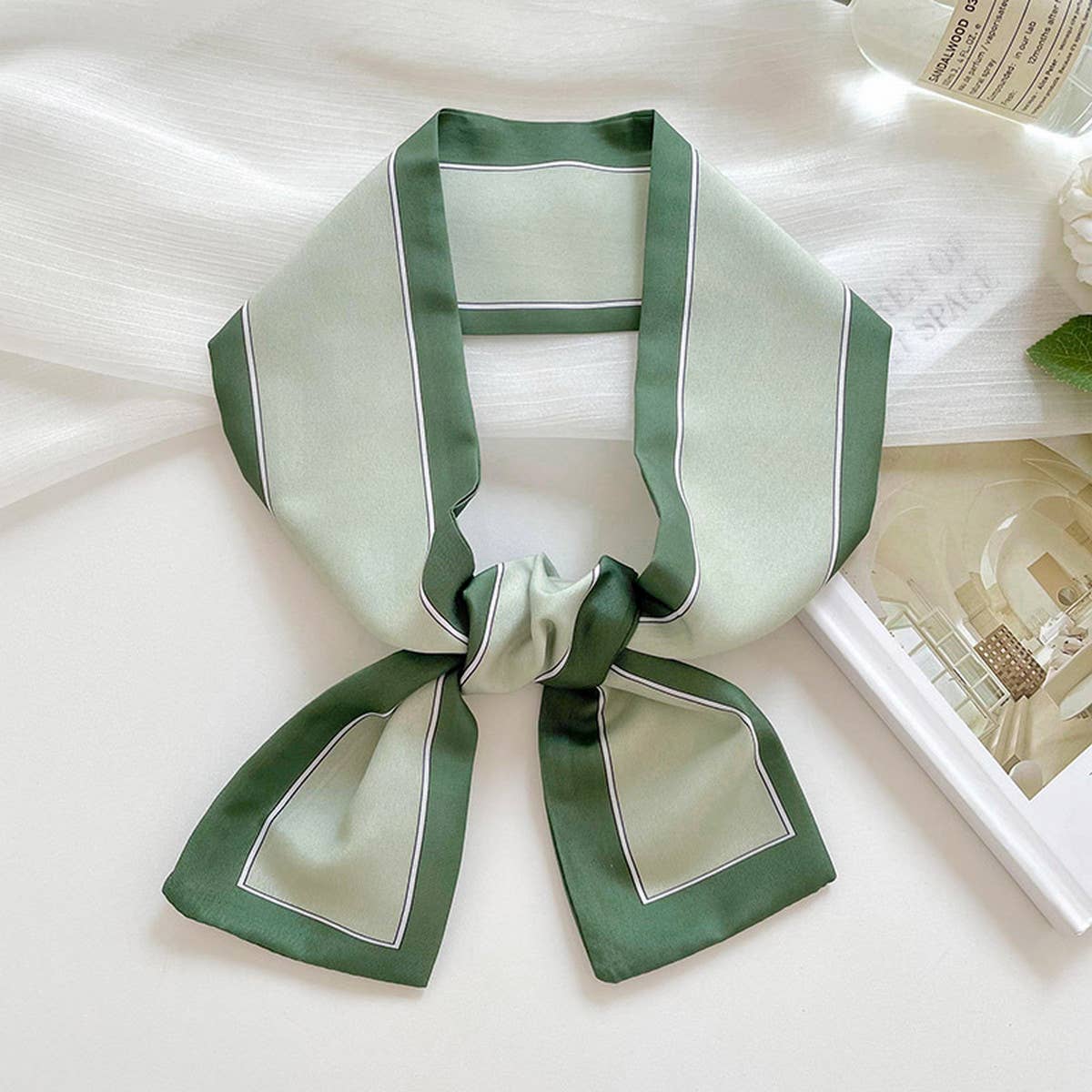 Long Thin Ribbon Scarf ? Ponytail, Neck, or Purse