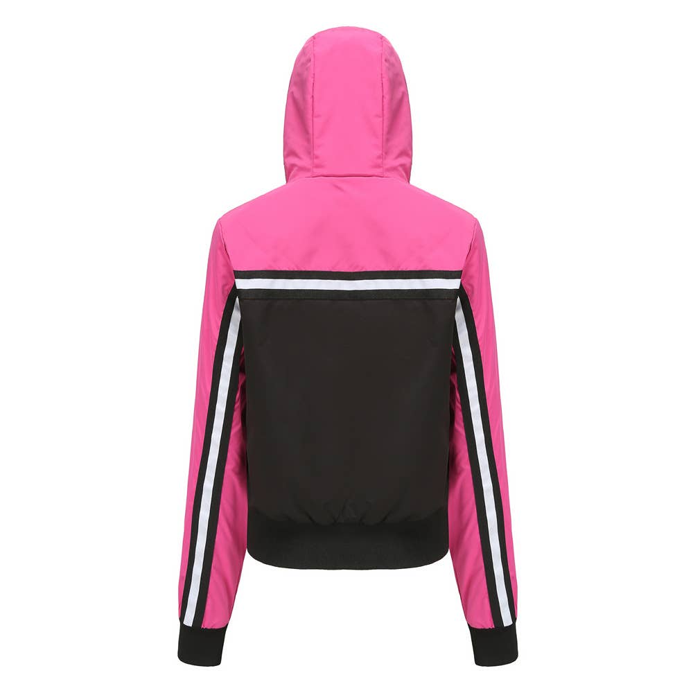 COLOR MATCH FASHION CASUAL WOMEN'S JACKET