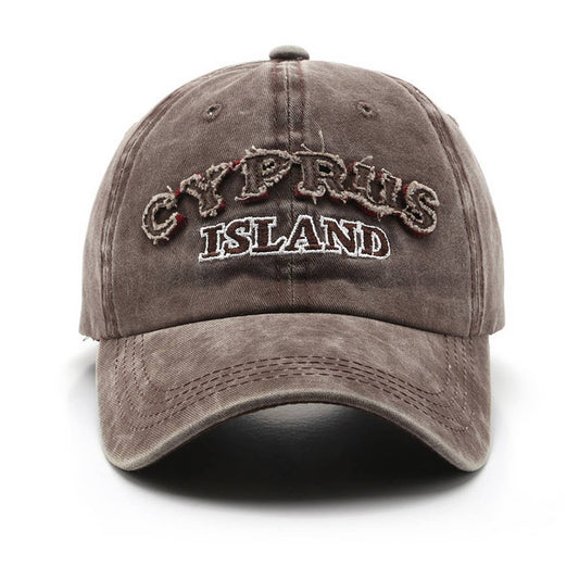 CWAH3226_LEISURE CURVED EAVE EMBROIDERED BASEBALL CAP