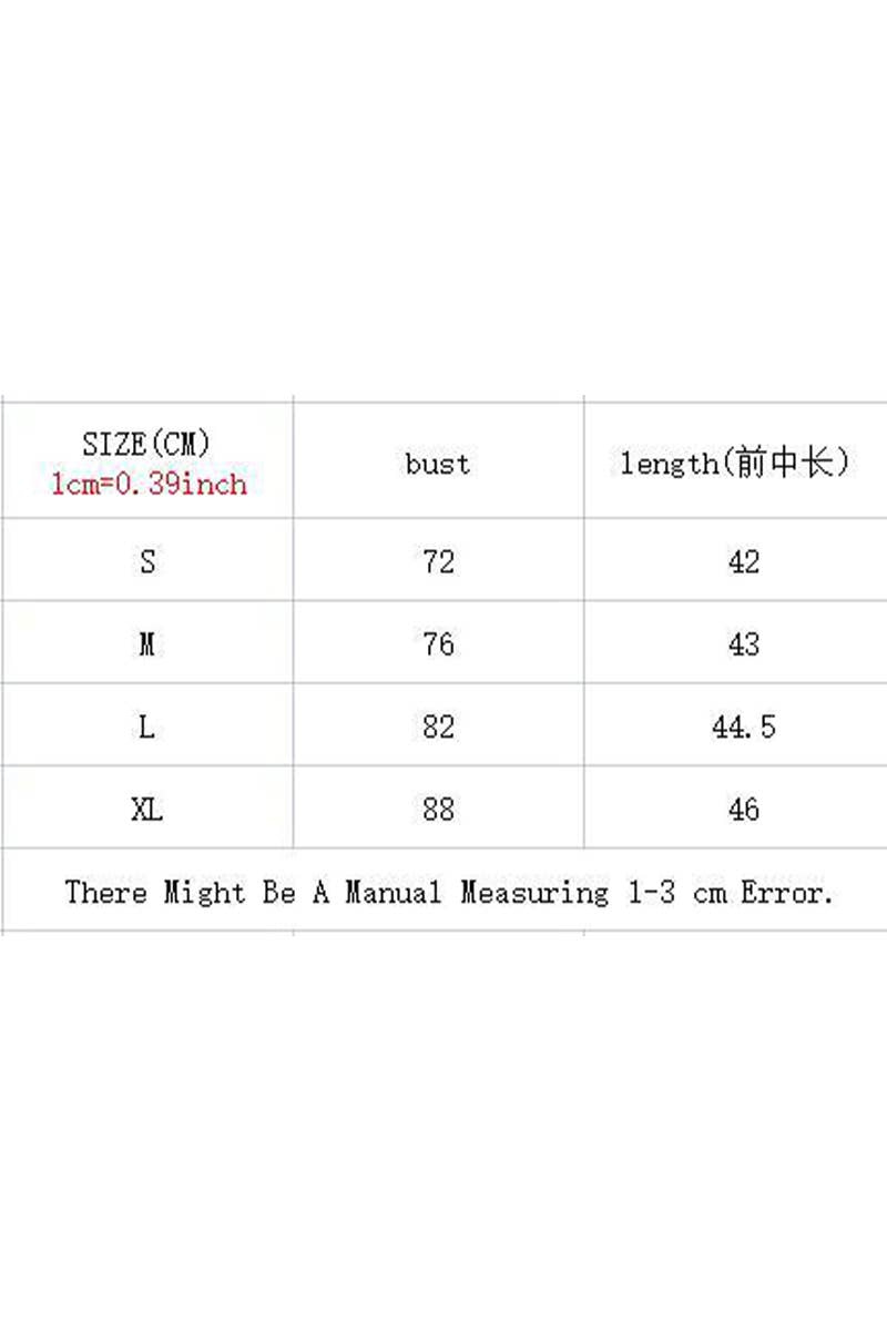 CWTTSL0431_SUMMER SOLID COLOR SEXY WRAP CHEST CAMISOLE TOP