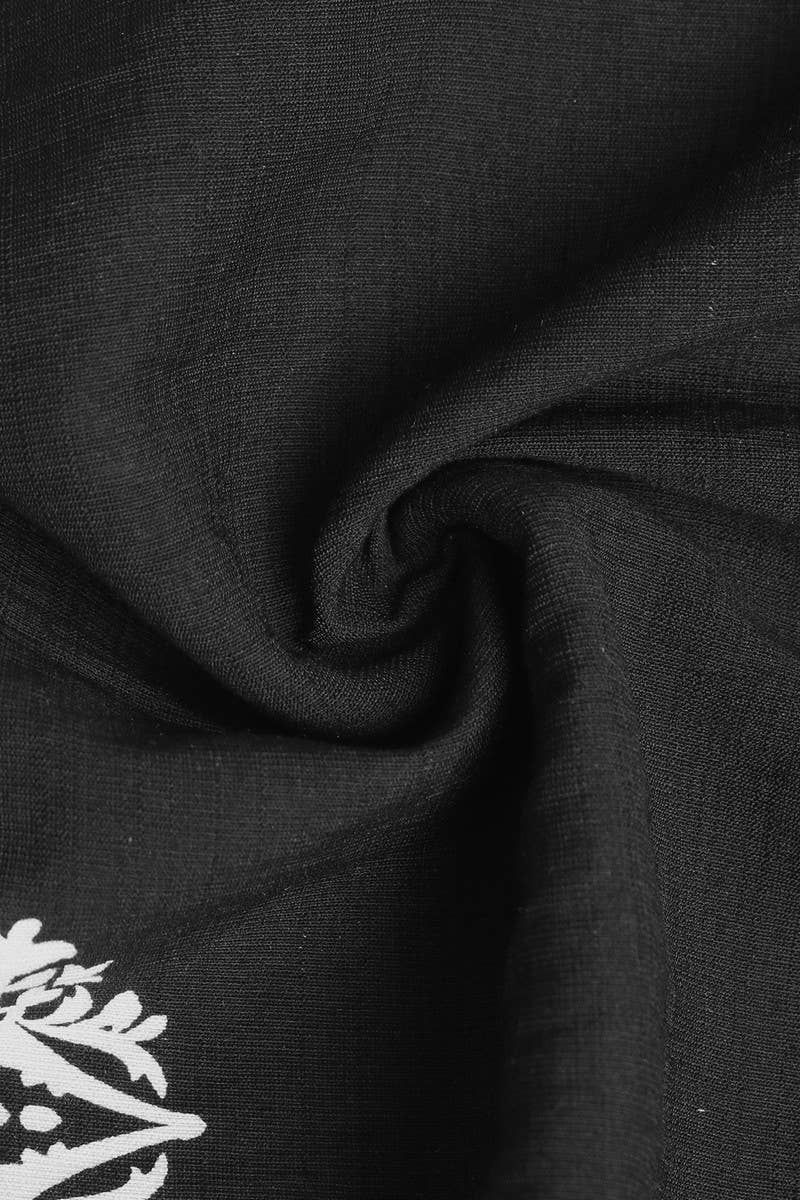 CWBLP2026_BOHO PRINT DRAWSTRING ELASTIC STRAIGHT PANTS