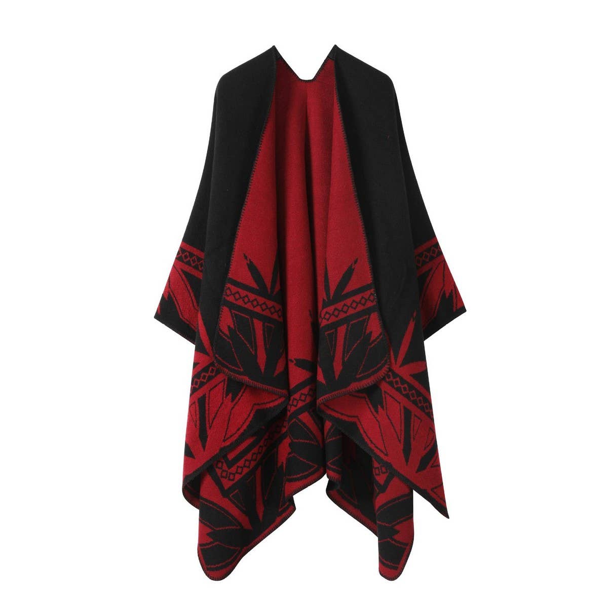 WEAR A FAUX CASHMERE CAPE SCARF SHAWL
