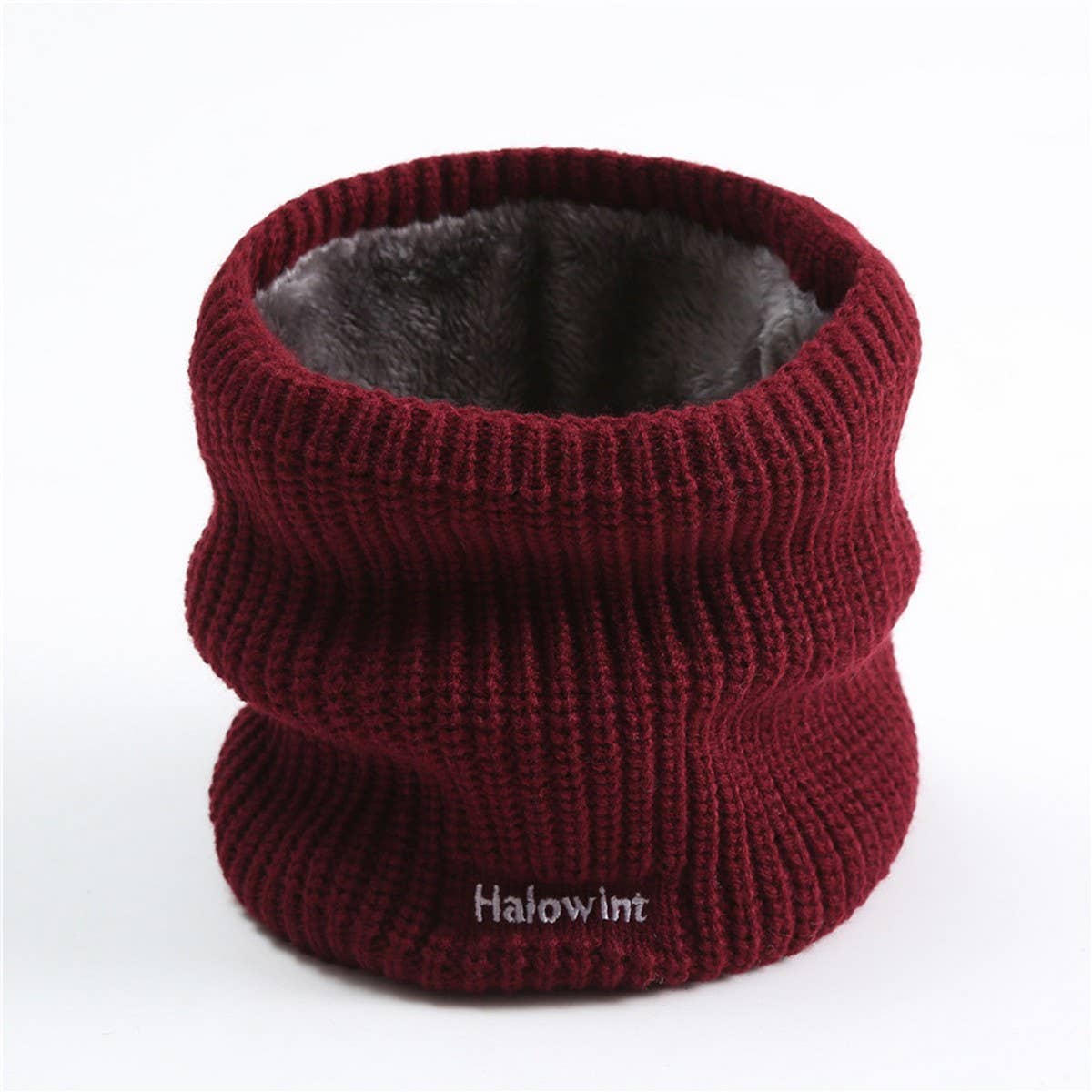 SOLID COLOR EMBROIDERED LETTERS SIMPLE NECK GAITER_CWASC1040