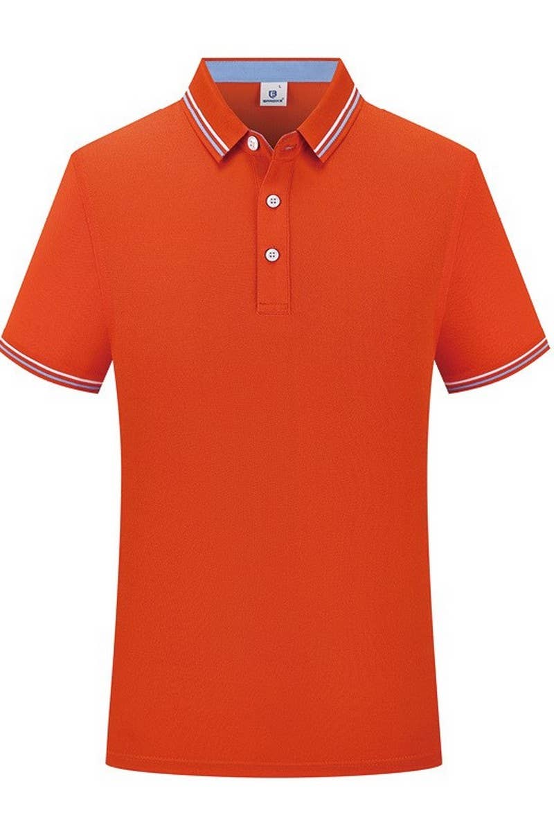 CWTBLS02448_SOLID COLOR CLASSIC FIT SHORT SLEEVE POLO SHIRT