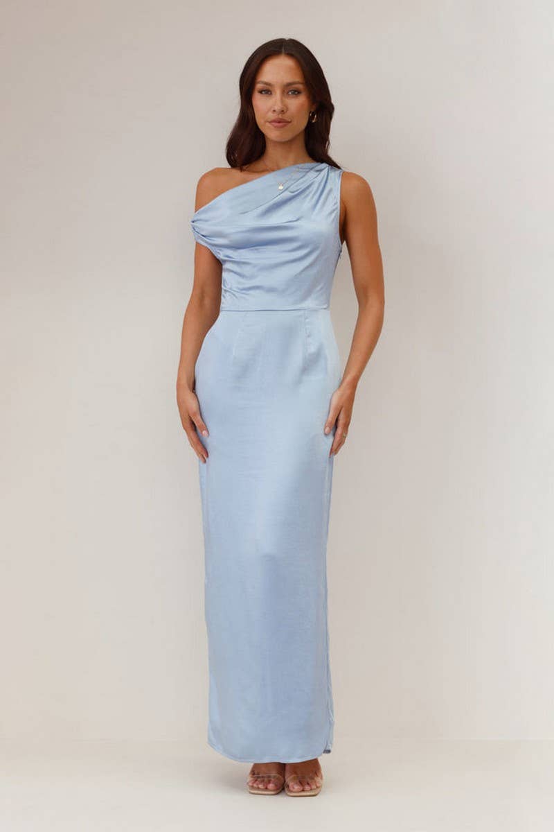CWDMD5561_SLEEK SOLID BODYCON SLEEVELESS MIDI DRESS