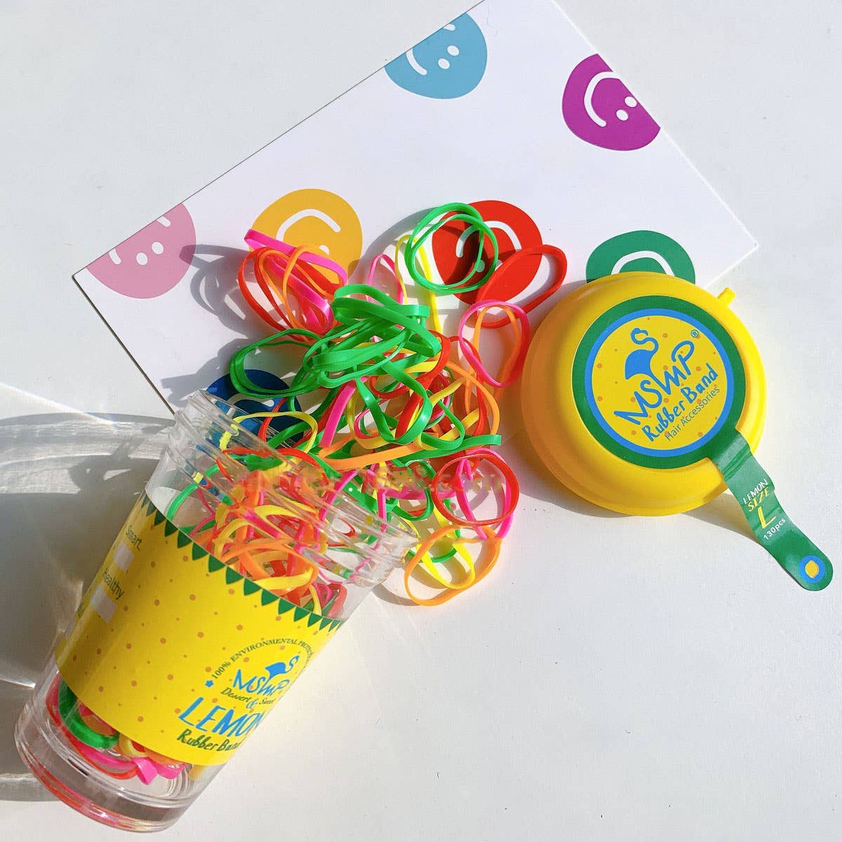 CWAHA07734_KOREAN KIDS CANDY COLOR ELASTIC HAIR TIES