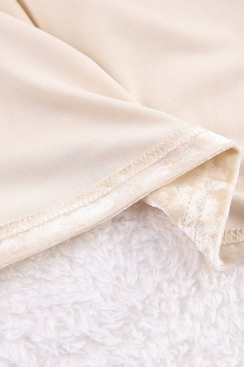 CWSPJ0086_SOLID COLOR LONG SLEEVED SHIRT PANTS PPAJAMAS SET