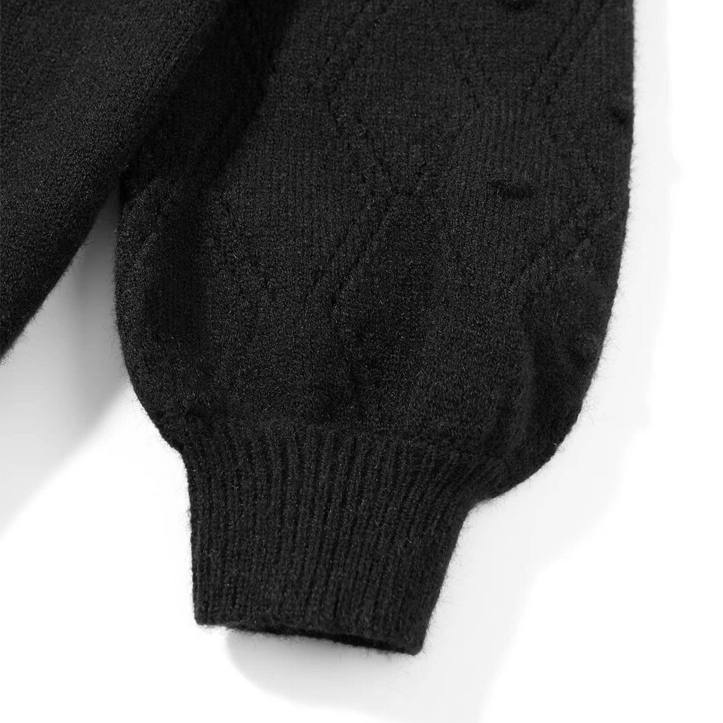 COMFORTABLE SOLID COLOR CASUAL V-NECK SWEATER