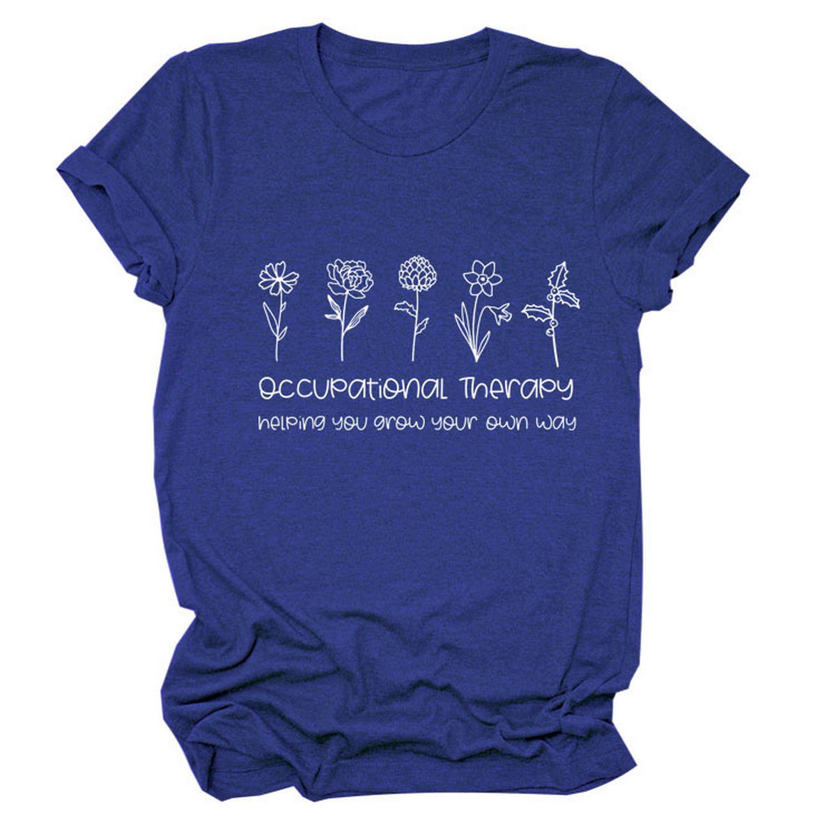 Women?™s Short Sleeve Tee, Round Neck Print Top_CWTTS1491