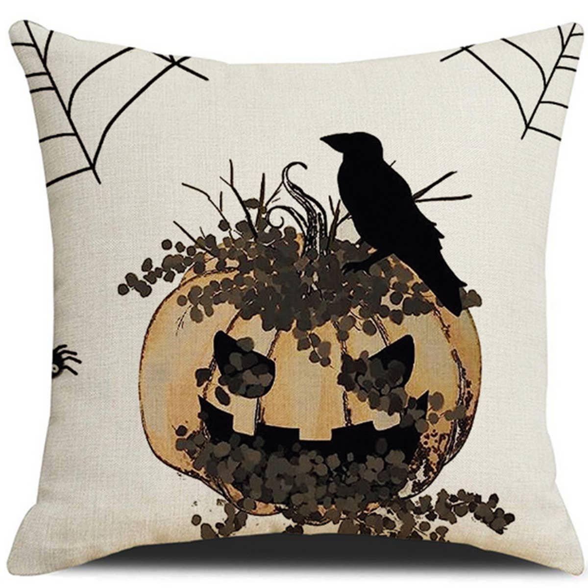 HALLOWEEN CARTOON SPIDER PILLOWCASE