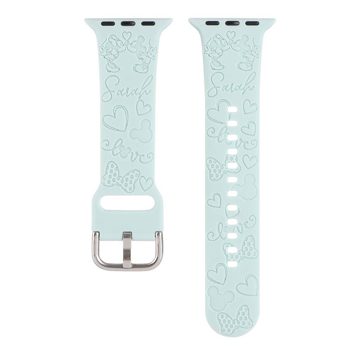IWATCH8-1 ENGRAVED SILICONE APPLE WATCH9 STRAP