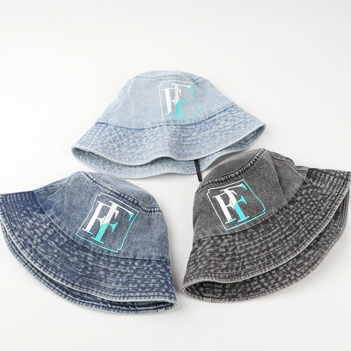 FASHIONABLE AND VERSATILE LETTER-WASHED BUCKET HAT_CWAH1149