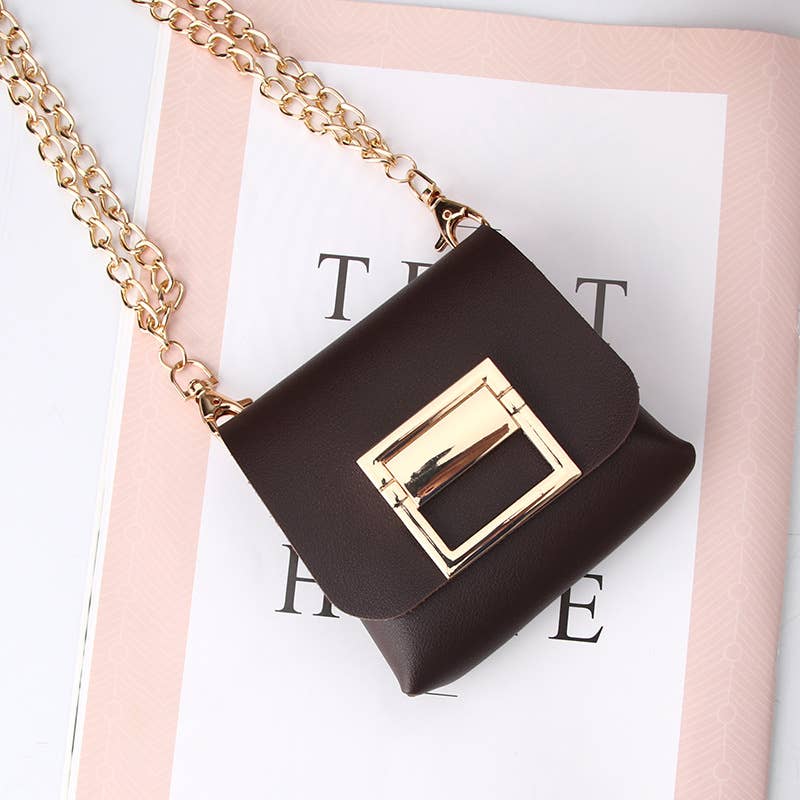 Chain single-shoulder crossbody mini waist bag
