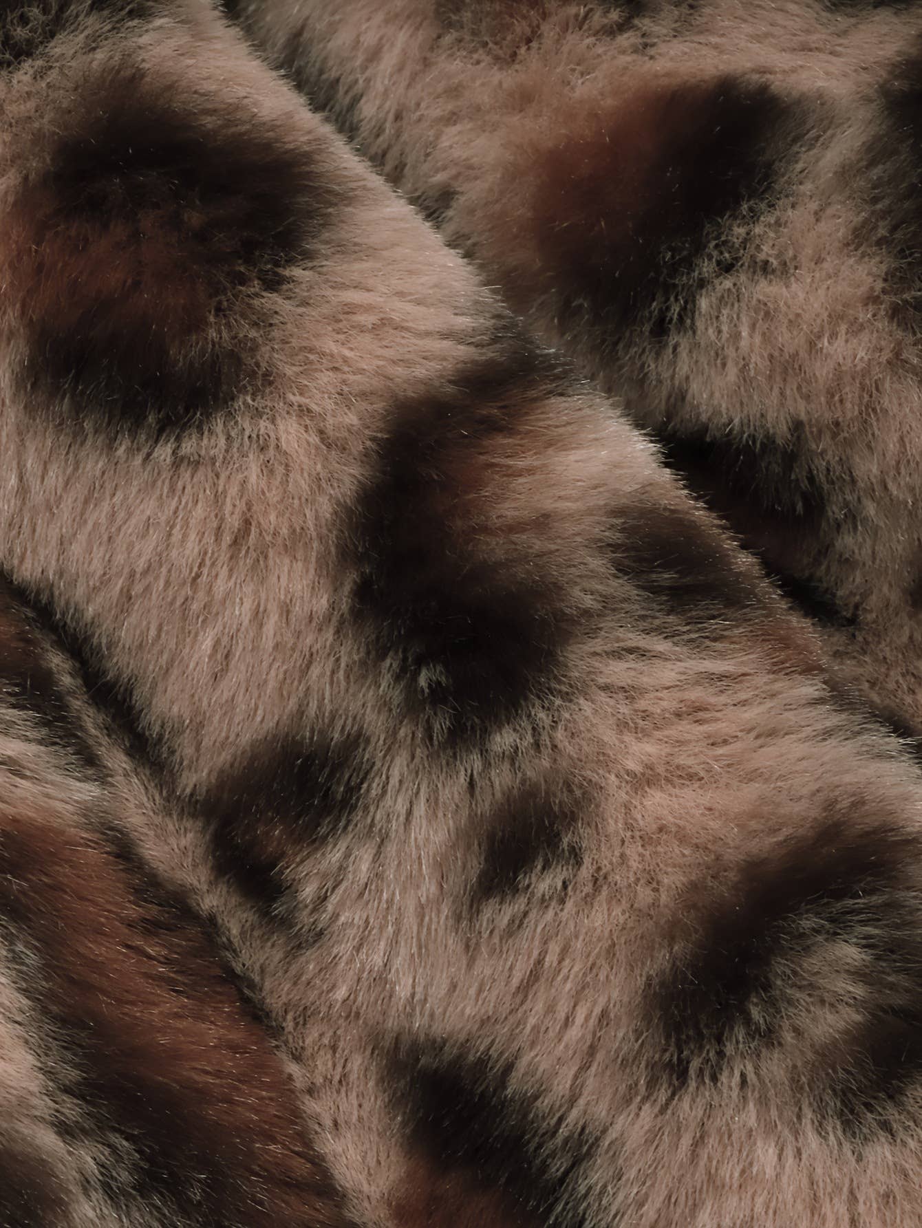 Casual loose zipper warm plush coat