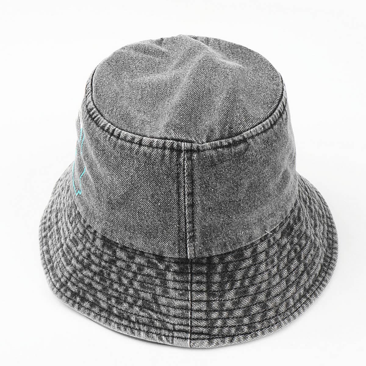 FASHIONABLE AND VERSATILE LETTER-WASHED BUCKET HAT_CWAH1149