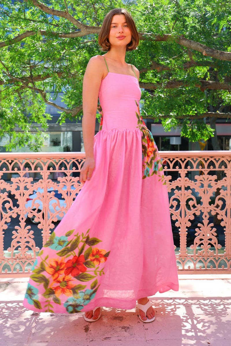 CWDHL1077_SUMMER TEMPERAMENT THIN STRAP BACKLESS DRESS