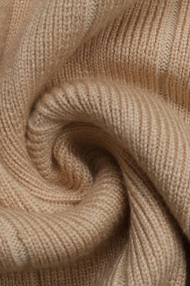 CWBMS0196_SOLID COLOR TEMPERAMENT PLEATED SKIRT