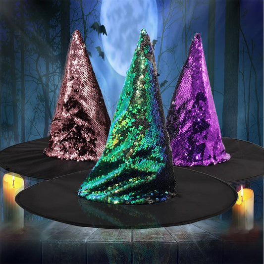 CWAH4026_CARNIVAL PARTY DANCE HALLOWEEN WITCH HAT