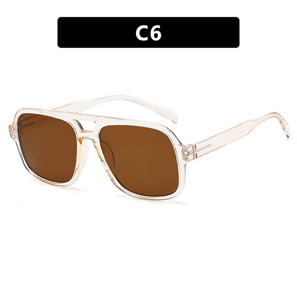 T-SHAPE DOUBLE BRIDGE SUNGLASSES