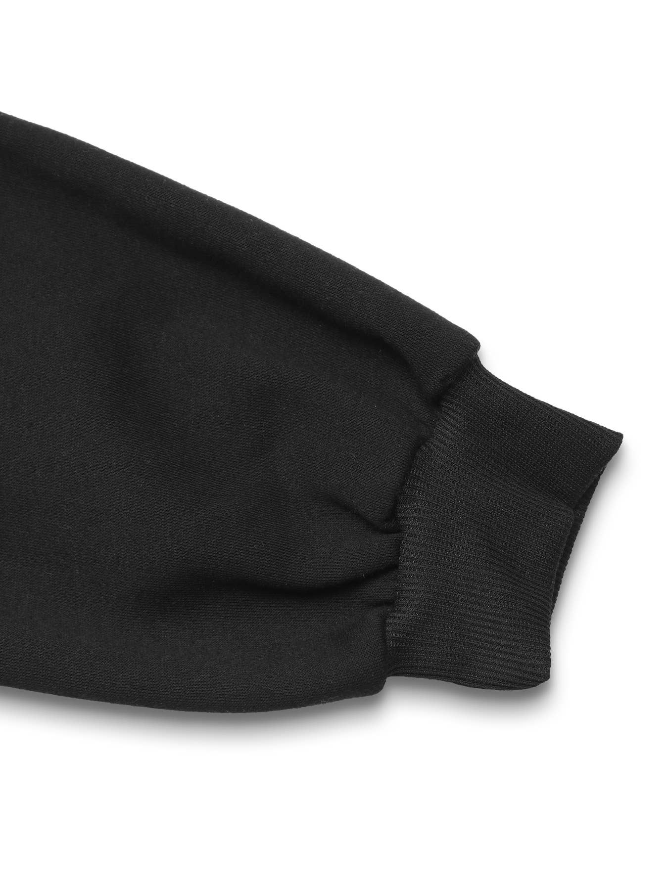 CREW NECK AND FLEECE PLAID BOW PATCHWORK HOODIE