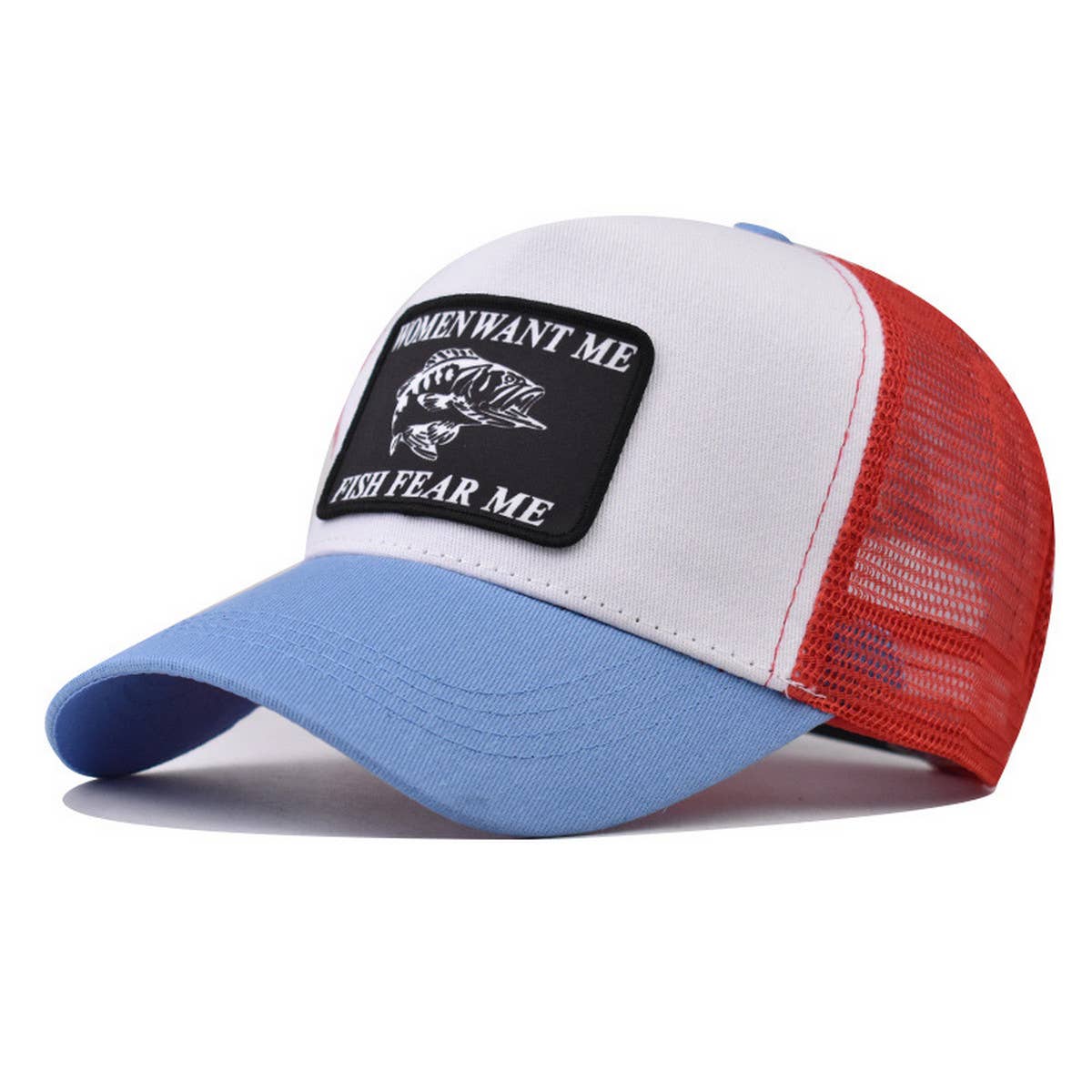 ANIMAL EMBROIDERED BREATHABLE MESH TRUCKER HAT_CWAH1359