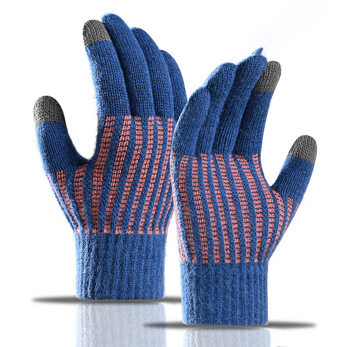CWAG00577_MEN PLUS SIZE WINTER KNIT TOUCHSCREEN GLOVES