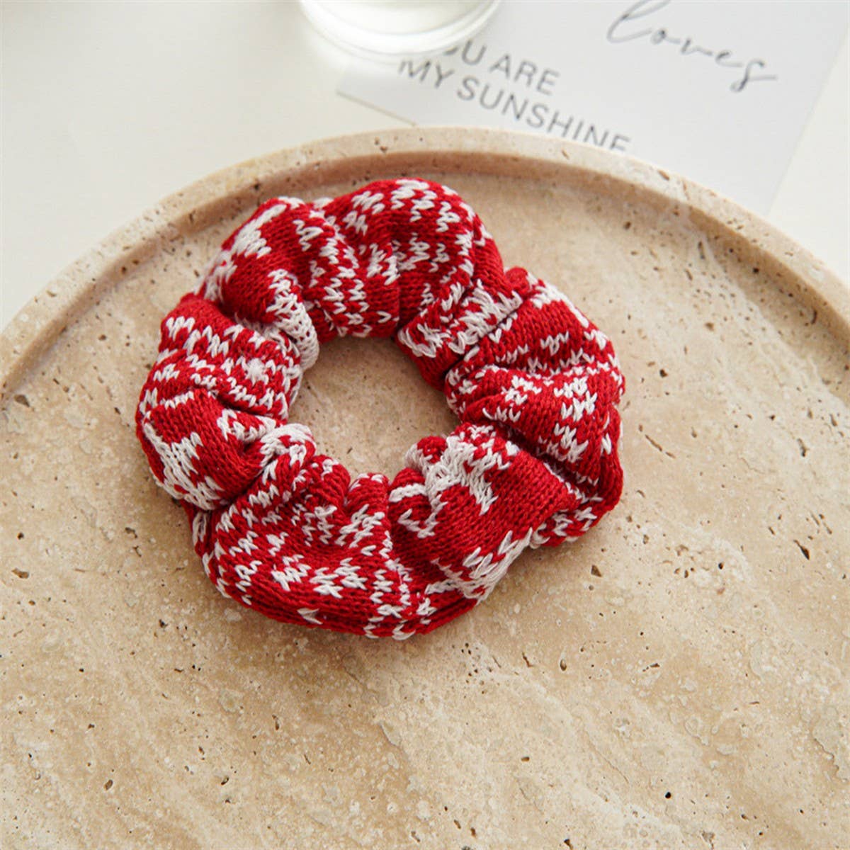 CHRISTMAS NEW ELASTIC HAIR SCRUNCHIES