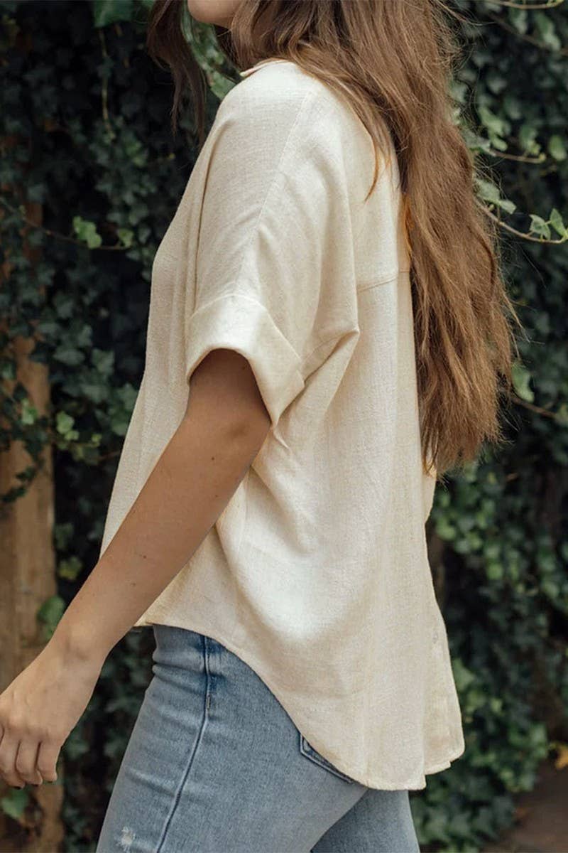 CWTBLS1629_SUMMER WOMEN'S CASUAL COMFORTABLE SHIRT TOPS