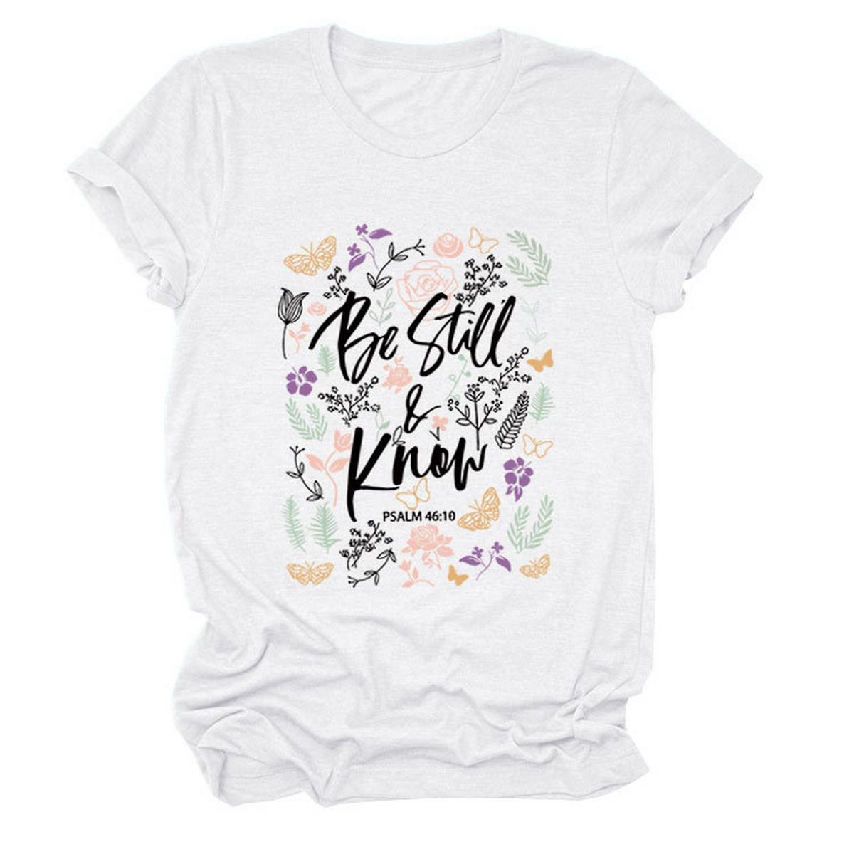 Women?™s Faith Tee, Be Still and Know_CWTTS1480
