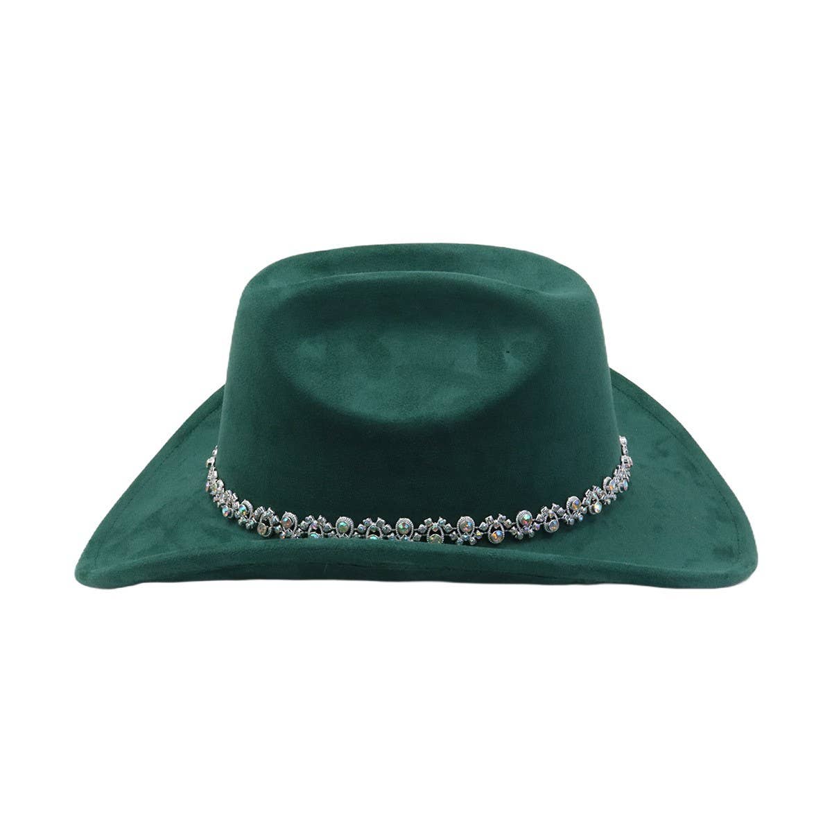 Soft Suede Fedora Hat Western Cowboy Style_CWAH04419