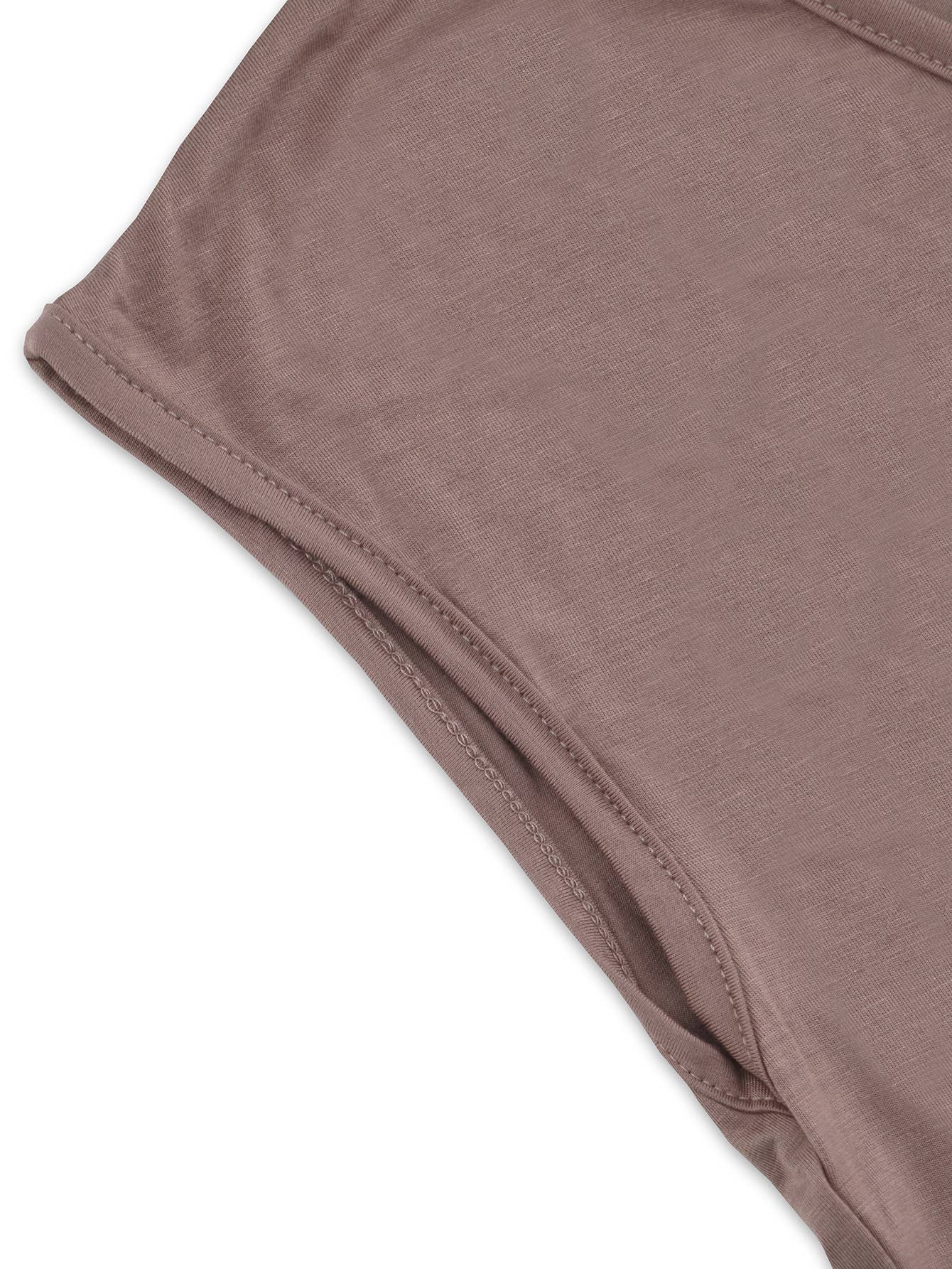 Casual Loose Solid Color V-neck T-shirt