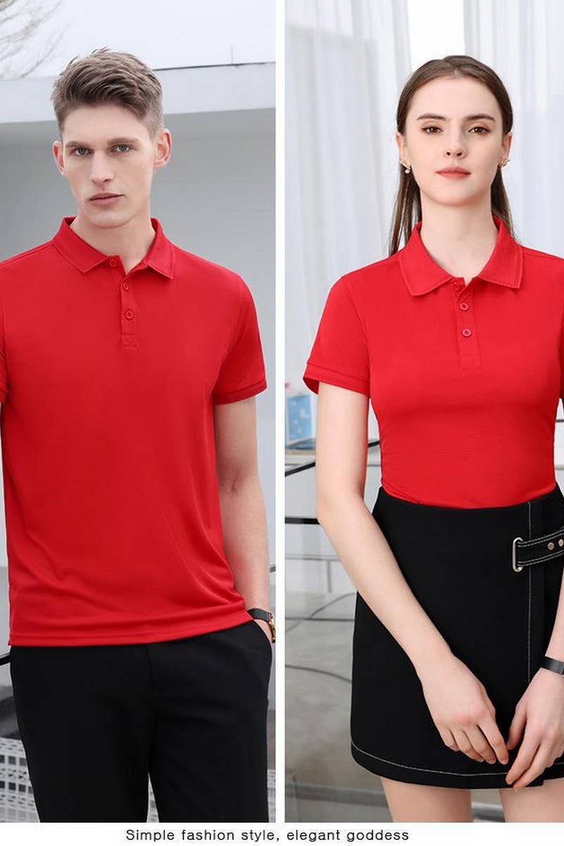 CWTBLS02429_WORKWEAR COLLARED SHORT SLEEVE POLO T-SHIRT