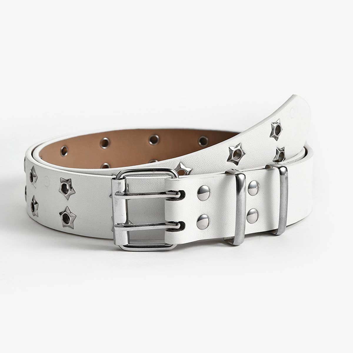 CWABE0873_FASHION STAR EYELET HOLLOW PUNK BELT