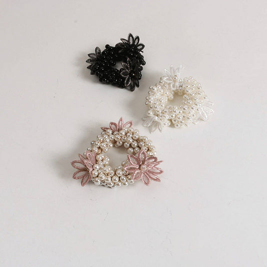 Boho Daisy Pearl Hair Band Cute Girl New Hair Tie_CWAHA6770