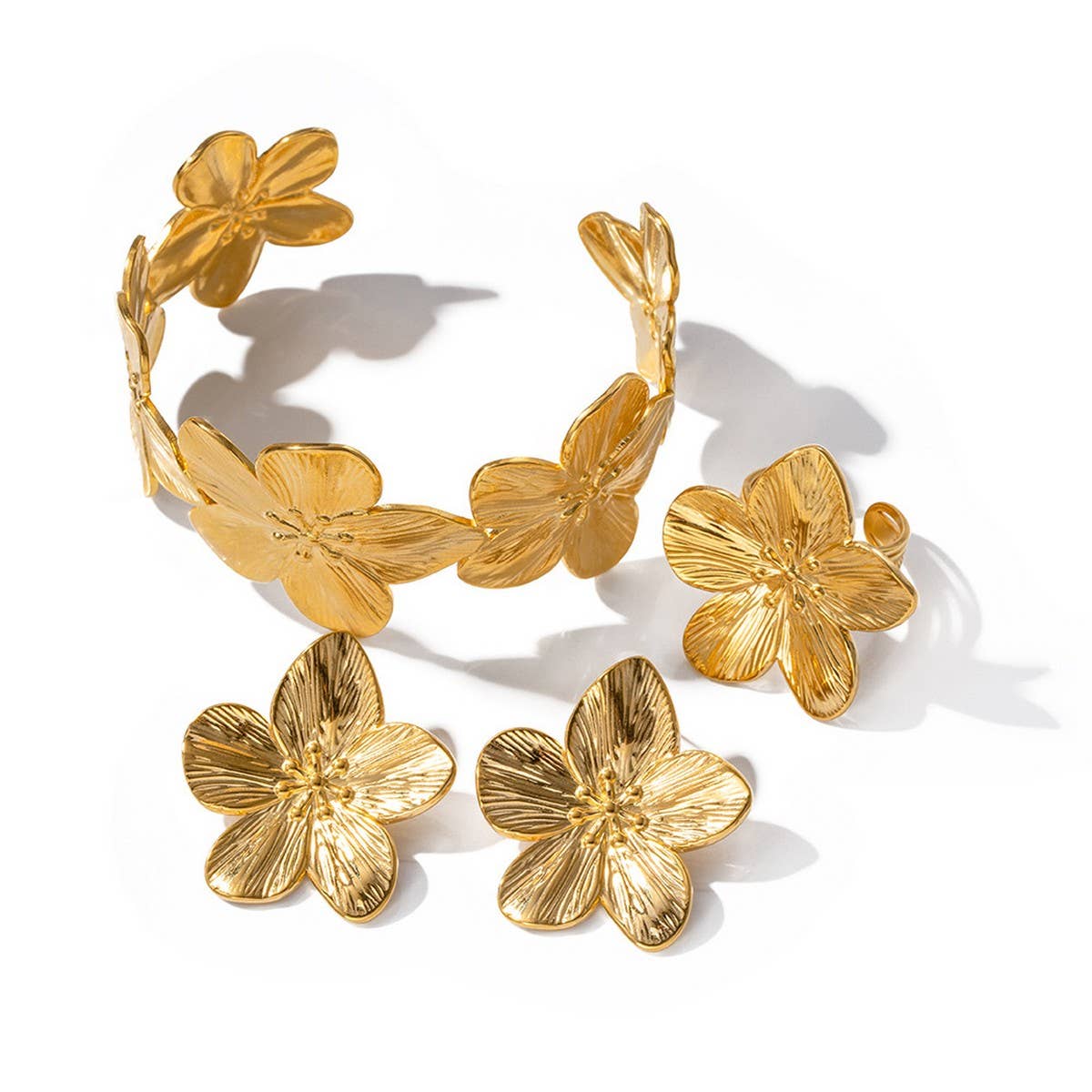 BEACH FLOWERS LIGHT LUXURY AND VERSATILE EARRINGS_CWAJE1358