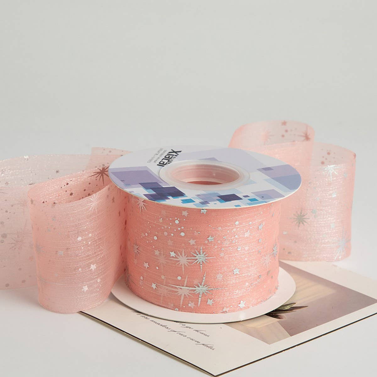 STARRY SKY PLEATED YARN HANDMADE DIY RIBBON_CWMM5760