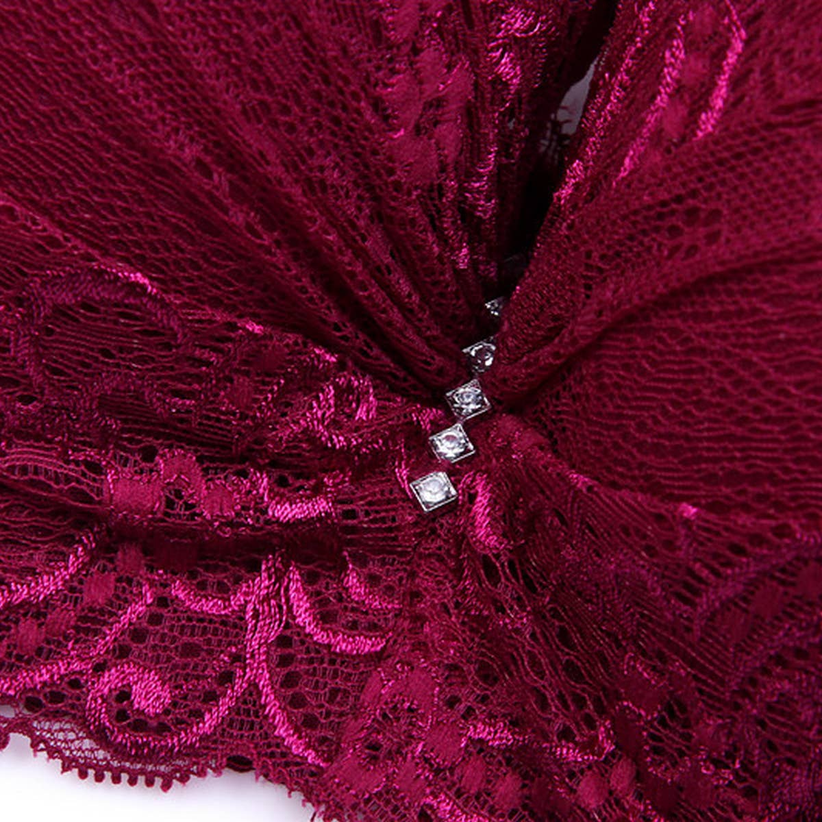 WOMEN ADJUSTABLE PLUS-SIZE LACE BRA