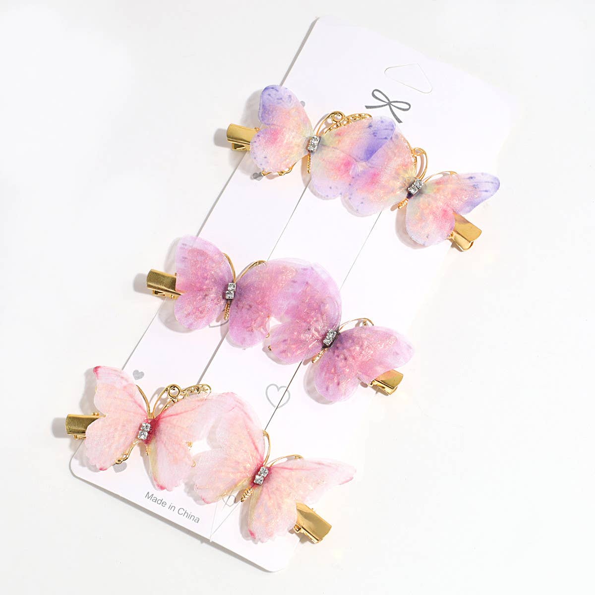 Sweet butterfly hairpin, fresh bangs accessories