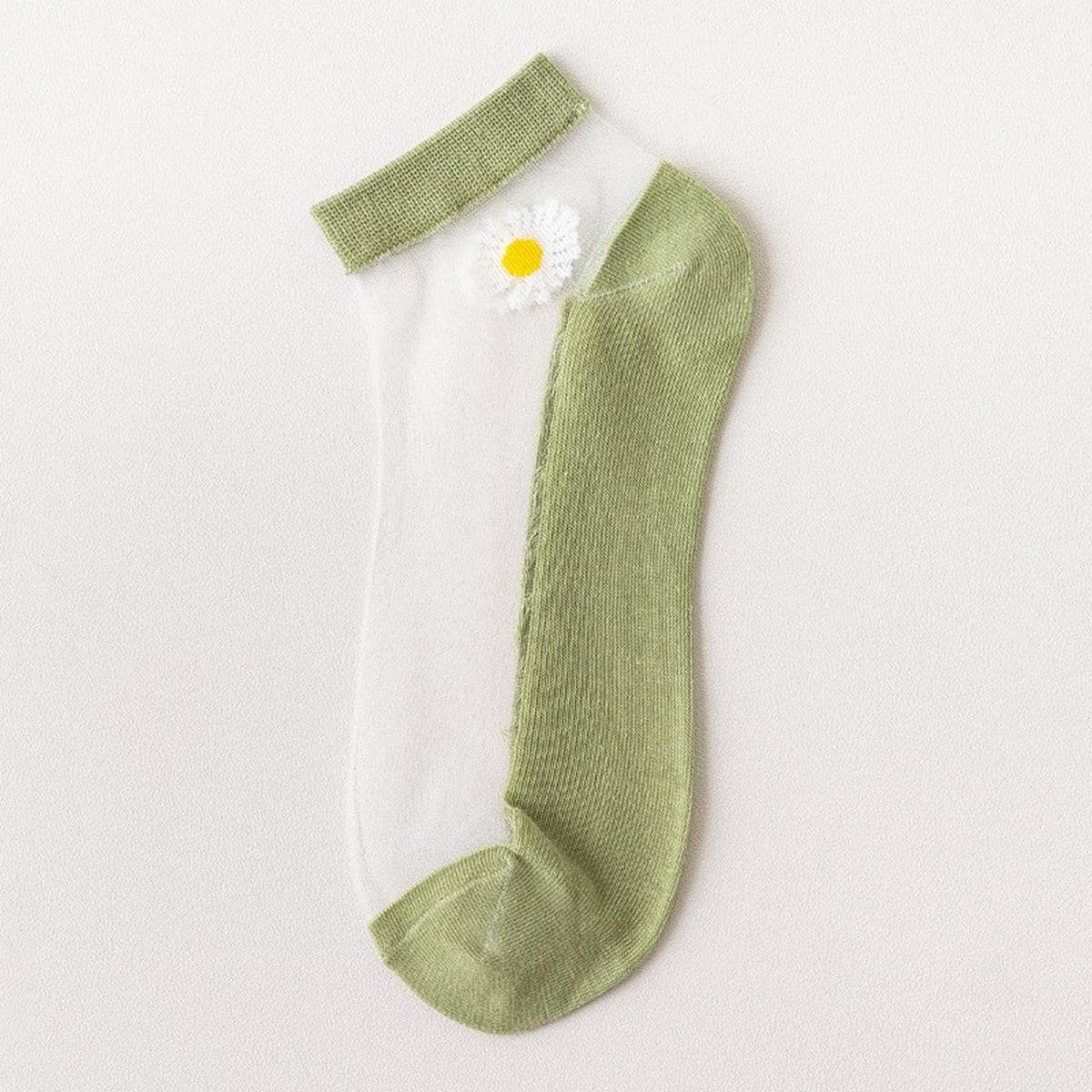 SUMMER WOMEN'S BREATHABLE PRINT SHEER SOCKS