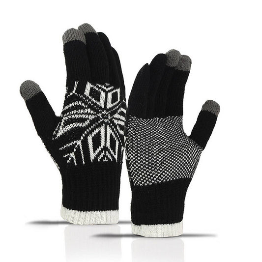 CWAG00575_UNISEX WINTER REINDEER OUTDOOR WARM GLOVES