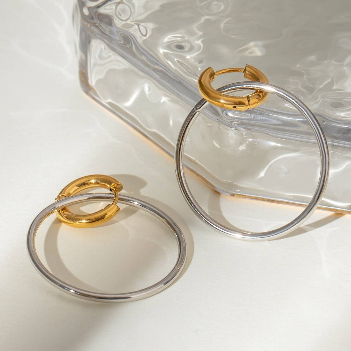 STAINLESS STEEL COLLAR HIGH-END EARRINGS_CWASC1687