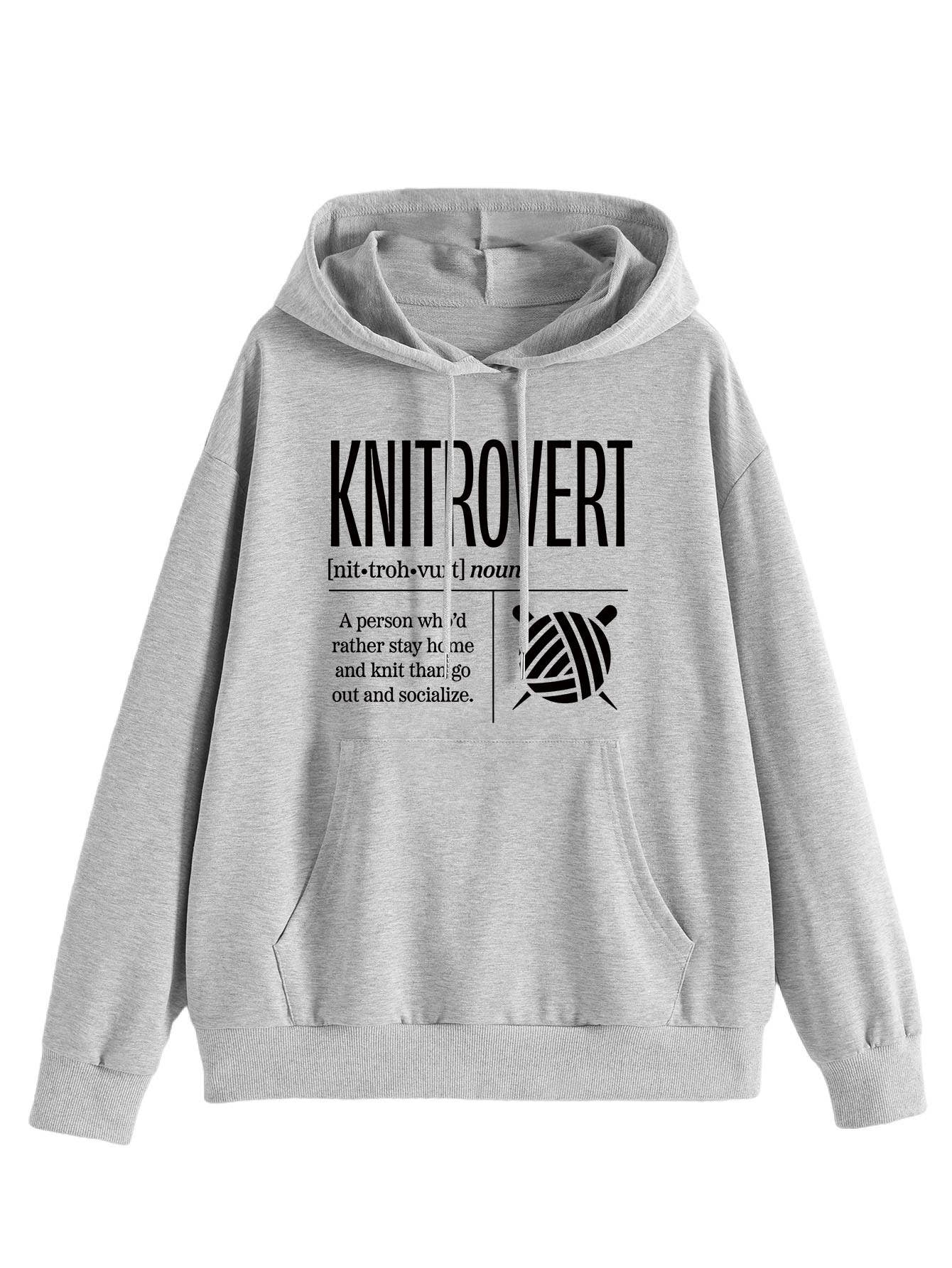 Comfort ladies KNITROVERT NIT hoodie