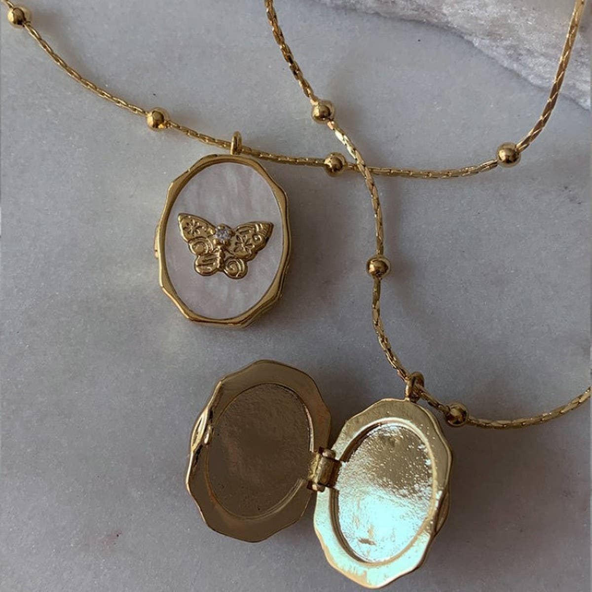 Heart Flower Album Pendant Necklace