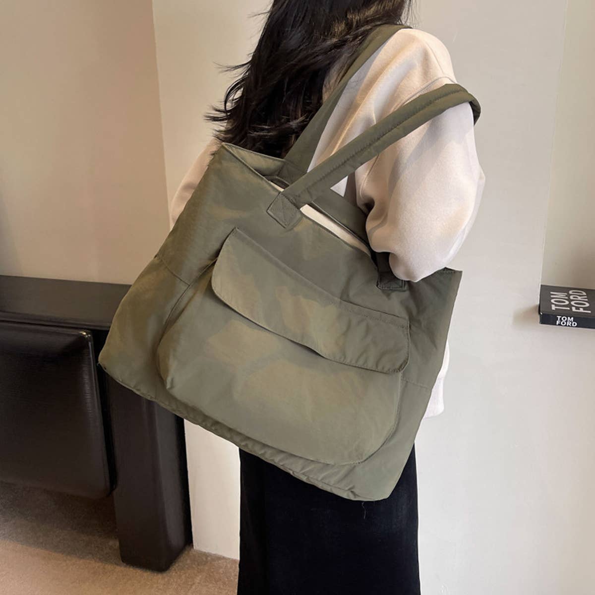 NEW RETRO CASUAL TRAVEL TOTE BAG_CWAB1760