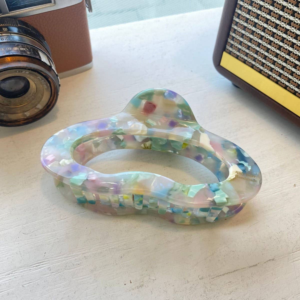 Cloud Shaped Hair Claw, Large Luxe Textured Clip