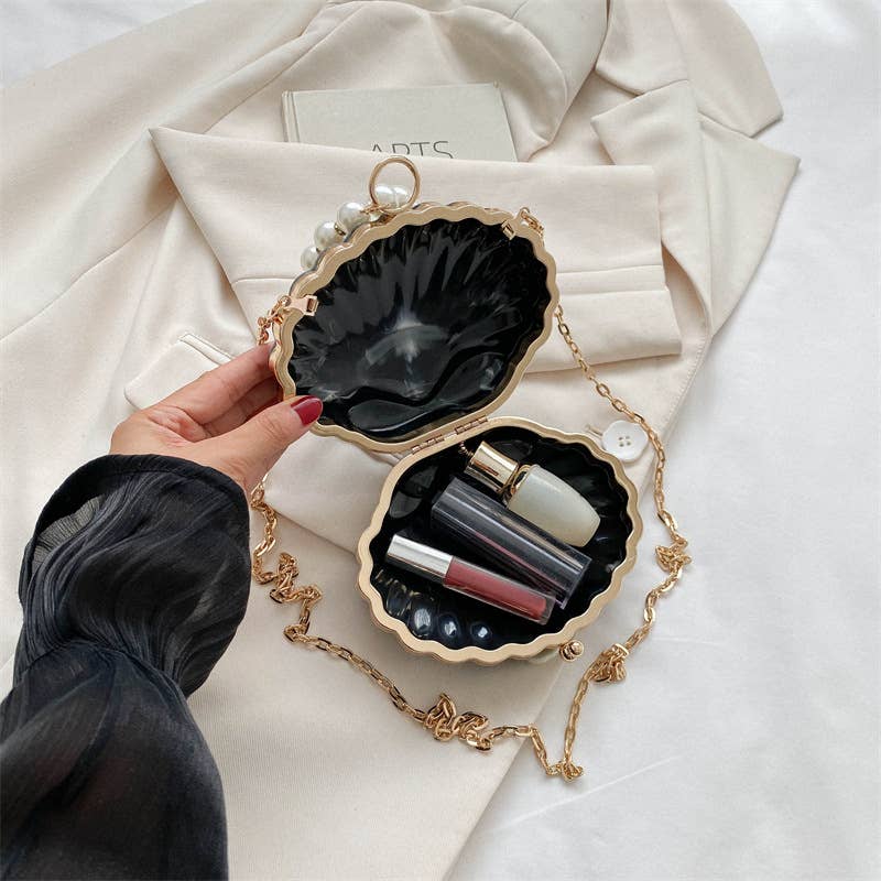 Fashionable pearl hand-held mouth red envelope