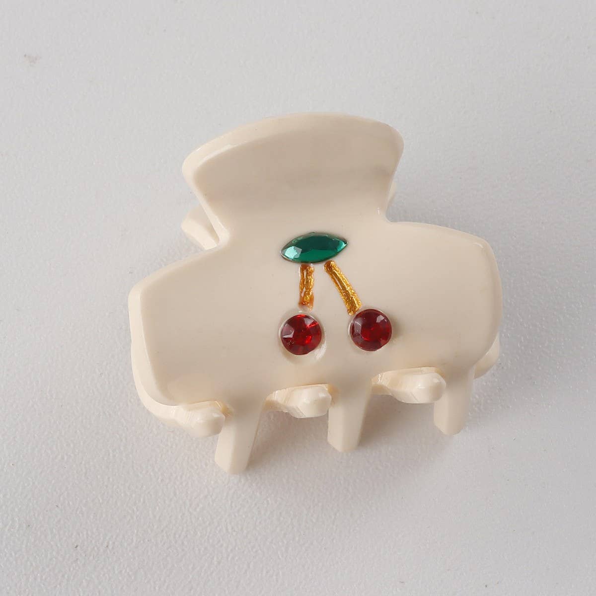 CWAHA1406_CHERRY SMALL HAIR CLAW CLIP,SUMMER SET