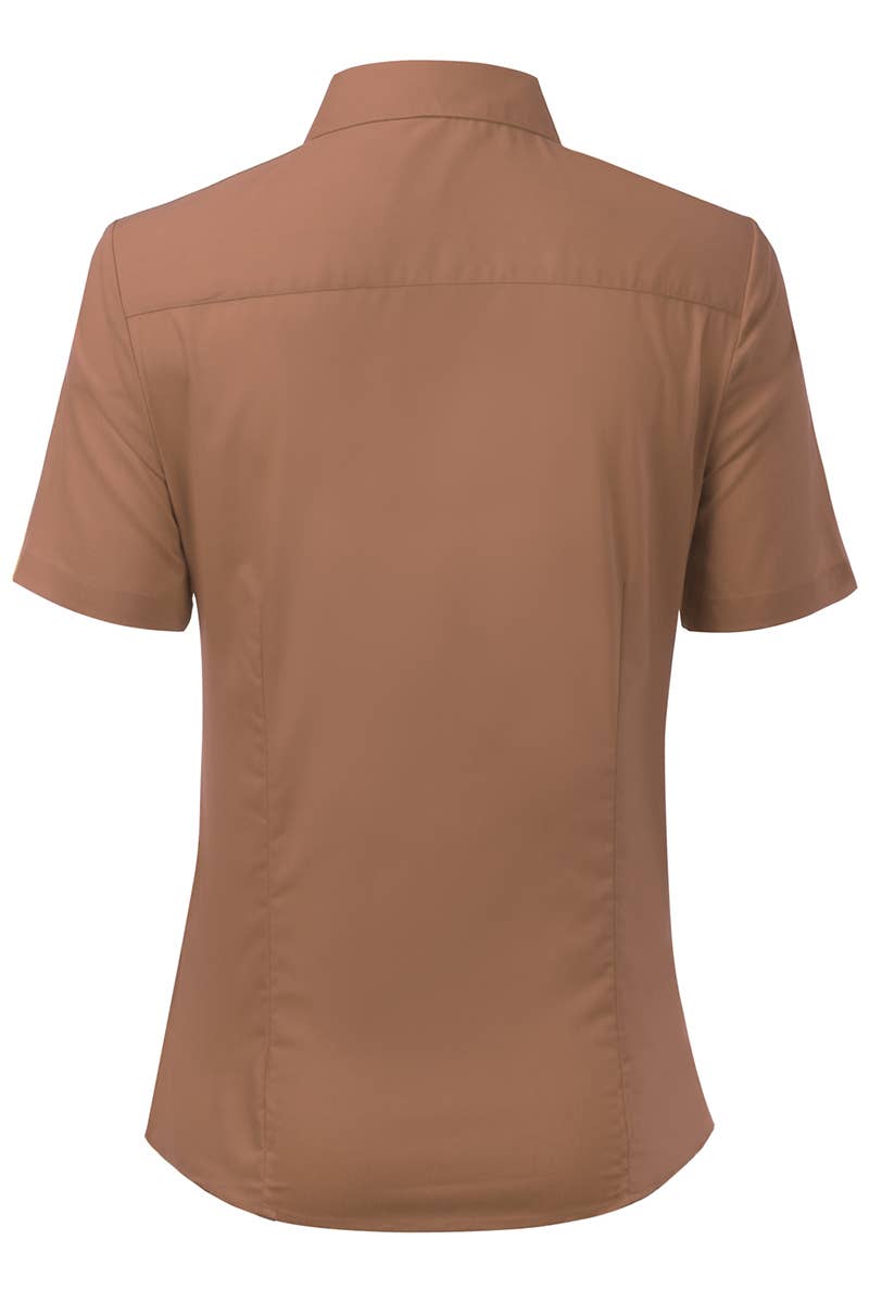 CWTSTS118-P_Slim Classic Short Sleeve Bttn Down Collar Shirt